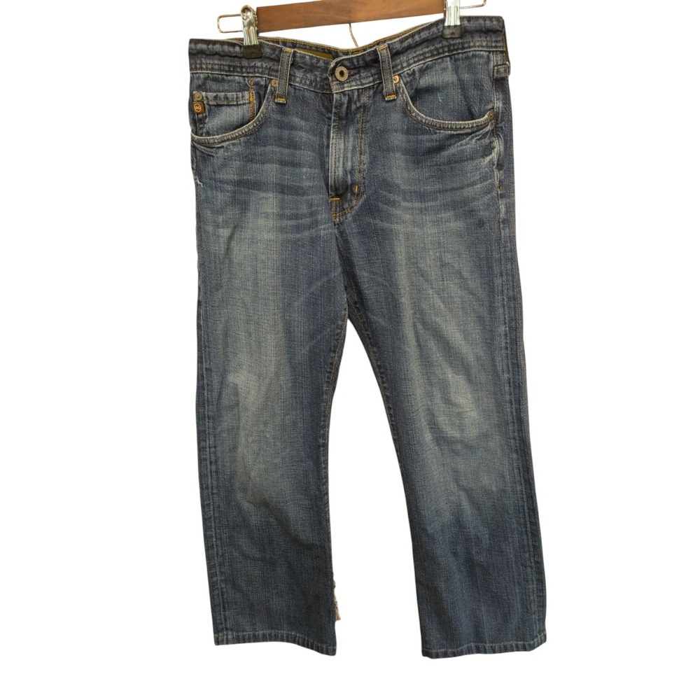 Adriano Goldschmied AG The Hero Jeans Mens 31X34 Actual 31 X29.5" And 12.5" Rise